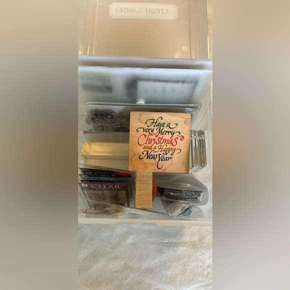 Large Acrylic Stamp Set (Stampin Up, Close to my Heart & others) - Picture 2 of 9